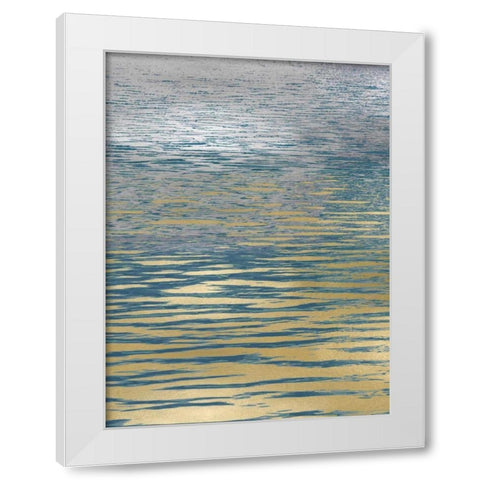 Ocean Current Reflection I White Modern Wood Framed Art Print by Olsen, Maggie