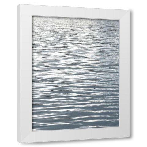 Ocean Current I White Modern Wood Framed Art Print by Olsen, Maggie