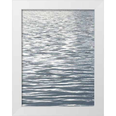 Ocean Current I White Modern Wood Framed Art Print by Olsen, Maggie