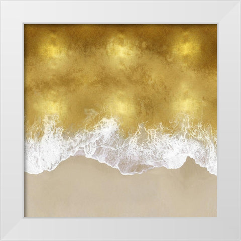 Gold Coast II White Modern Wood Framed Art Print by Olsen, Maggie
