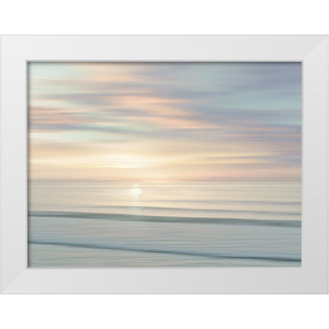 Coastal Light II White Modern Wood Framed Art Print by Olsen, Maggie
