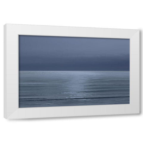 Moonlit Ocean I White Modern Wood Framed Art Print by Olsen, Maggie