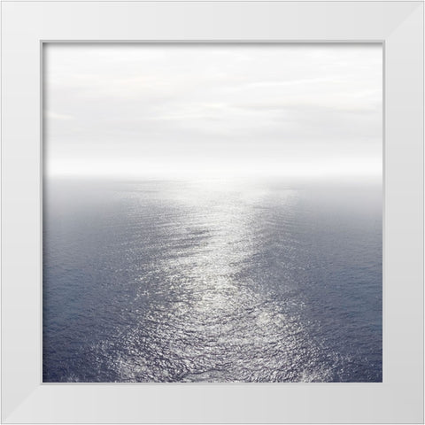 Ocean Light Indigo I White Modern Wood Framed Art Print by Olsen, Maggie