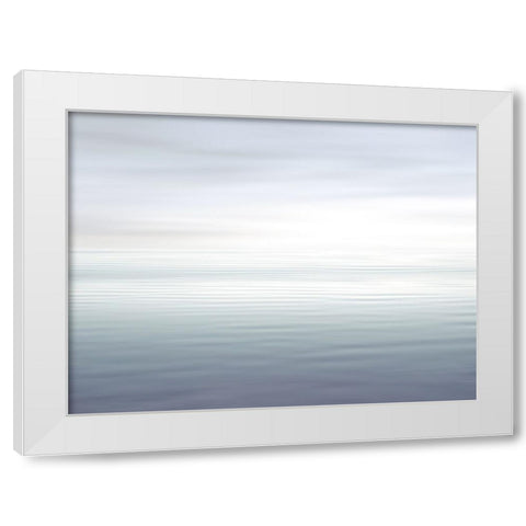 Ocean Ripples I White Modern Wood Framed Art Print by Olsen, Maggie