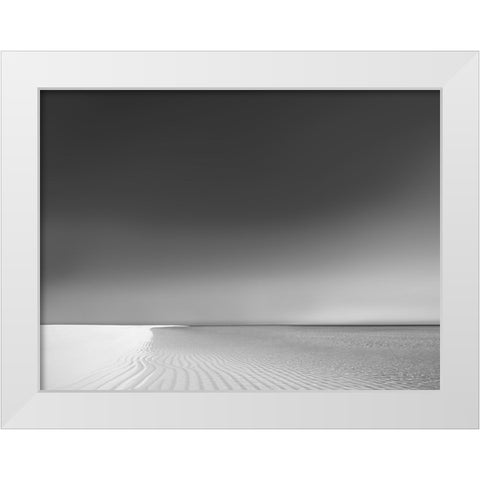 Waters Edge II White Modern Wood Framed Art Print by Olsen, Maggie