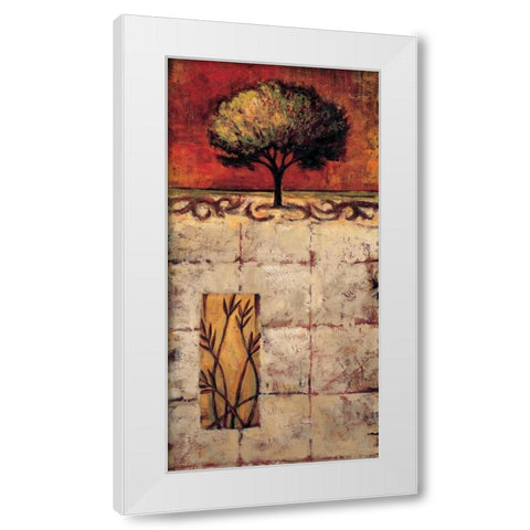 Stately II White Modern Wood Framed Art Print by Mccoy, Marshall