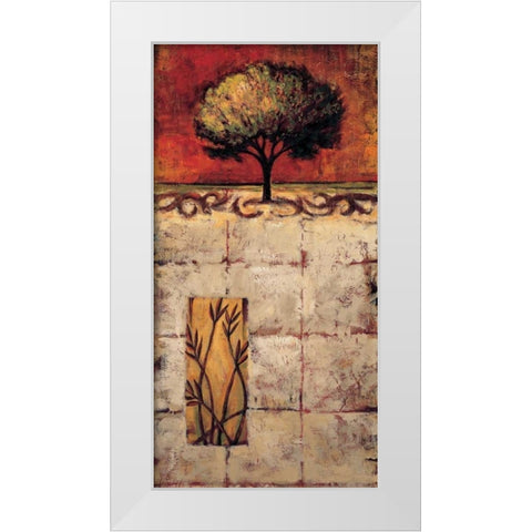 Stately II White Modern Wood Framed Art Print by Mccoy, Marshall