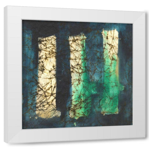 Porthole White Modern Wood Framed Art Print by Oppenheimer, Michelle