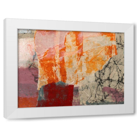 Montage II White Modern Wood Framed Art Print by Oppenheimer, Michelle