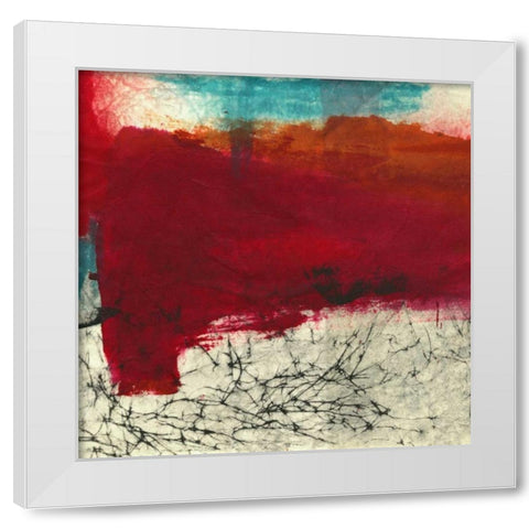 Blazing White Modern Wood Framed Art Print by Oppenheimer, Michelle