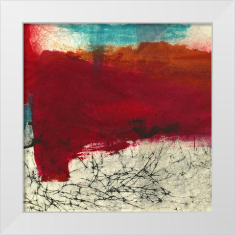 Blazing White Modern Wood Framed Art Print by Oppenheimer, Michelle