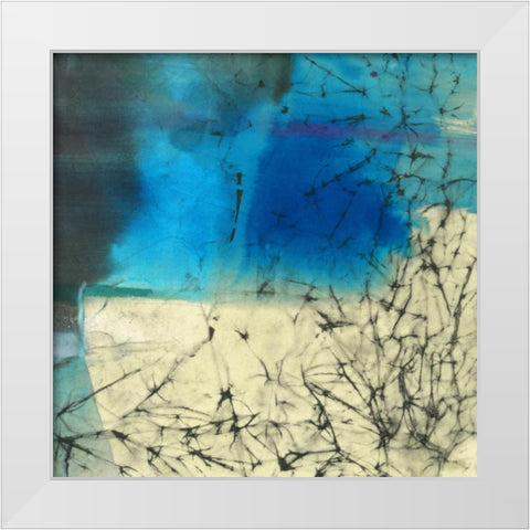 Atmospheric Breeze White Modern Wood Framed Art Print by Oppenheimer, Michelle