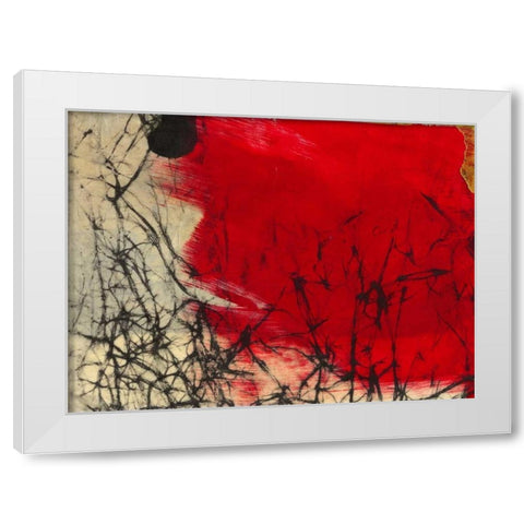 Glow White Modern Wood Framed Art Print by Oppenheimer, Michelle