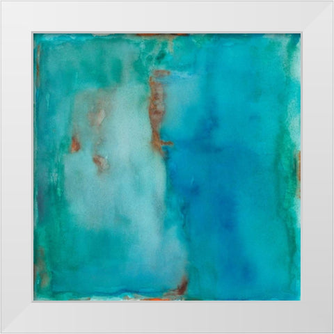 Irrigation White Modern Wood Framed Art Print by Oppenheimer, Michelle