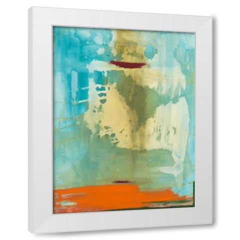 Apparition White Modern Wood Framed Art Print by Oppenheimer, Michelle