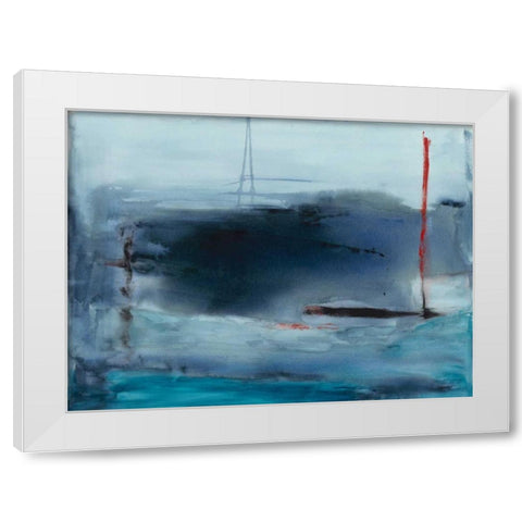 Tempest White Modern Wood Framed Art Print by Oppenheimer, Michelle