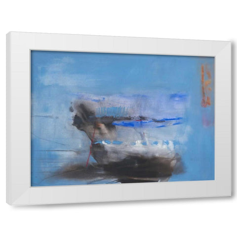 Underlying White Modern Wood Framed Art Print by Oppenheimer, Michelle