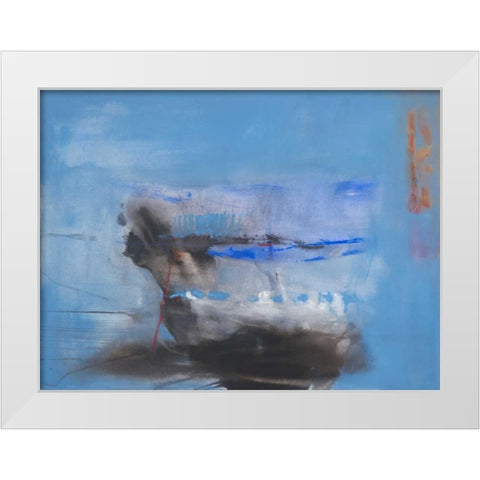 Underlying White Modern Wood Framed Art Print by Oppenheimer, Michelle