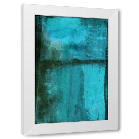 Essence White Modern Wood Framed Art Print by Oppenheimer, Michelle