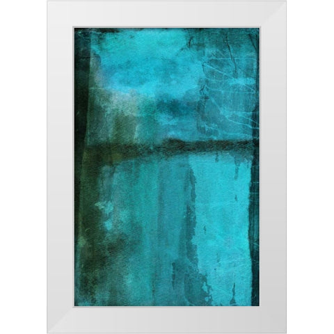 Essence White Modern Wood Framed Art Print by Oppenheimer, Michelle