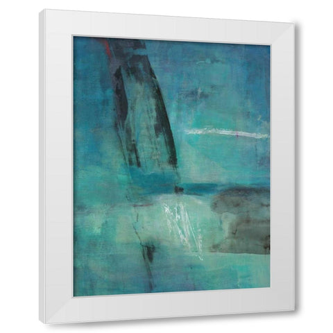 Effervescent White Modern Wood Framed Art Print by Oppenheimer, Michelle