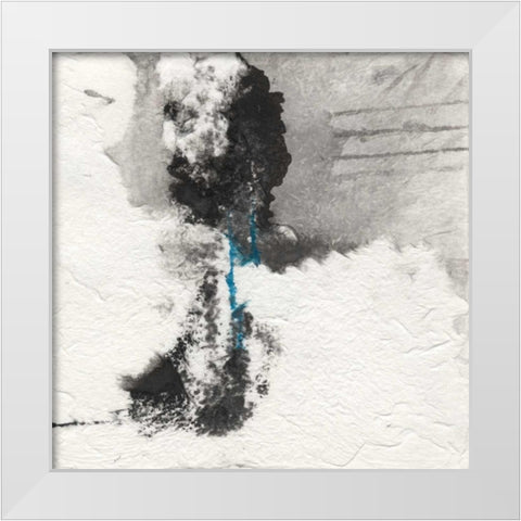 Shadows I White Modern Wood Framed Art Print by Oppenheimer, Michelle