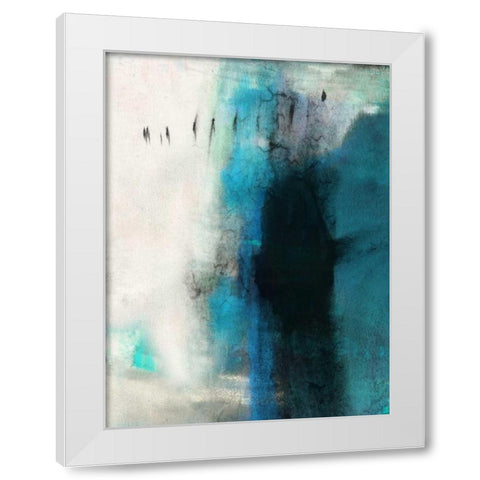 Restrain White Modern Wood Framed Art Print by Oppenheimer, Michelle