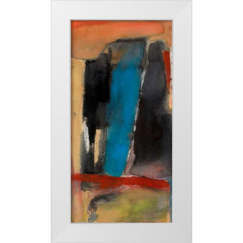 Hallicunation White Modern Wood Framed Art Print by Oppenheimer, Michelle