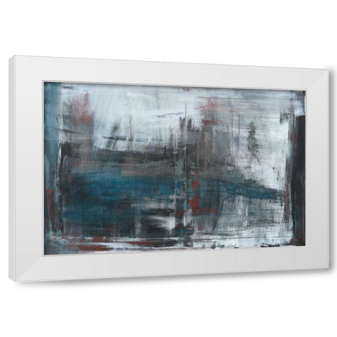 Move White Modern Wood Framed Art Print by Oppenheimer, Michelle