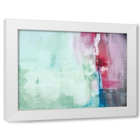 Harmony White Modern Wood Framed Art Print by Oppenheimer, Michelle