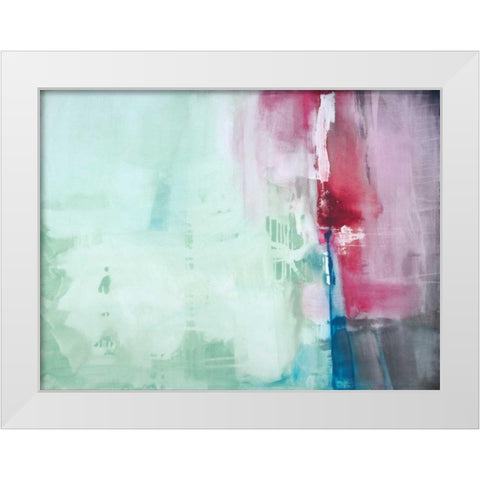Harmony White Modern Wood Framed Art Print by Oppenheimer, Michelle