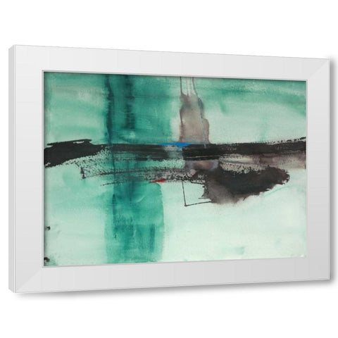 Detached I White Modern Wood Framed Art Print by Oppenheimer, Michelle