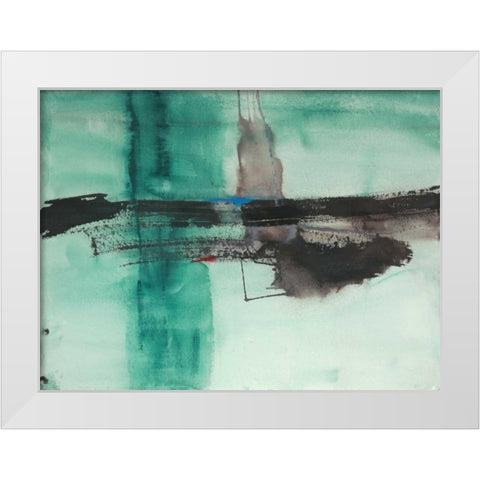 Detached I White Modern Wood Framed Art Print by Oppenheimer, Michelle