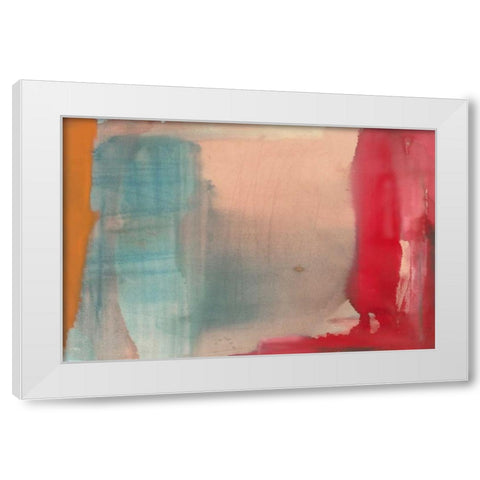 Cool White Modern Wood Framed Art Print by Oppenheimer, Michelle