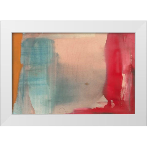 Cool White Modern Wood Framed Art Print by Oppenheimer, Michelle