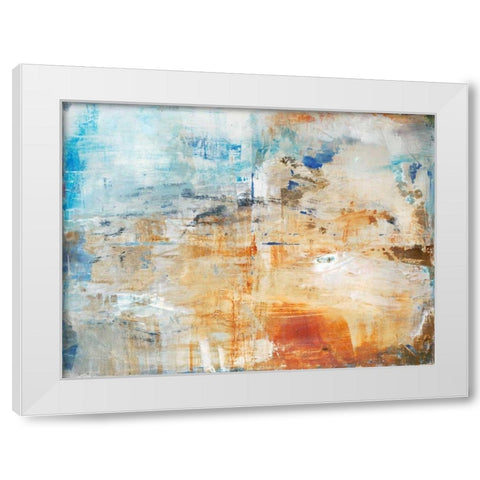 Cloud Burst White Modern Wood Framed Art Print by Oppenheimer, Michelle