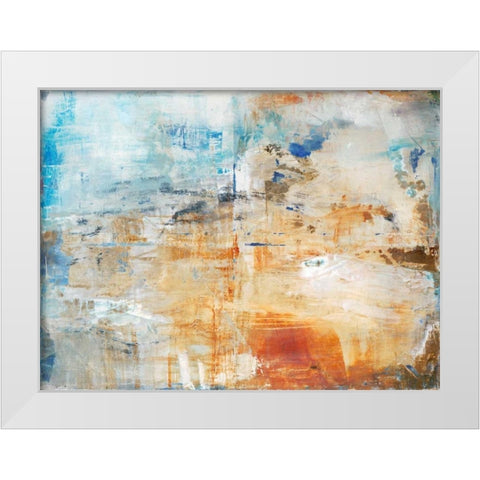 Cloud Burst White Modern Wood Framed Art Print by Oppenheimer, Michelle