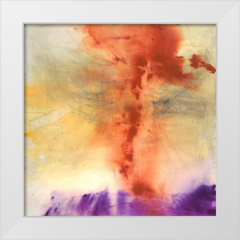 Angel Message White Modern Wood Framed Art Print by Oppenheimer, Michelle