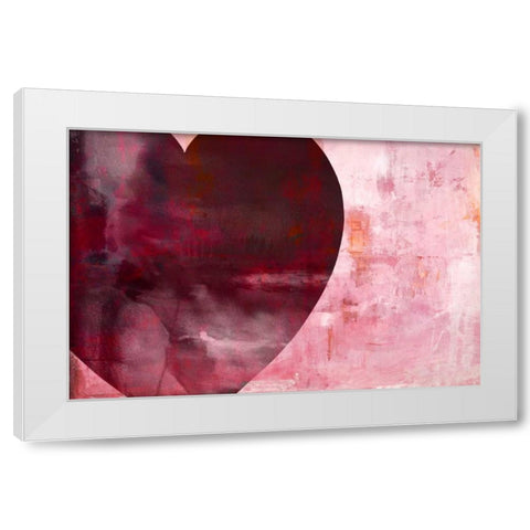 Heartfelt II White Modern Wood Framed Art Print by Oppenheimer, Michelle