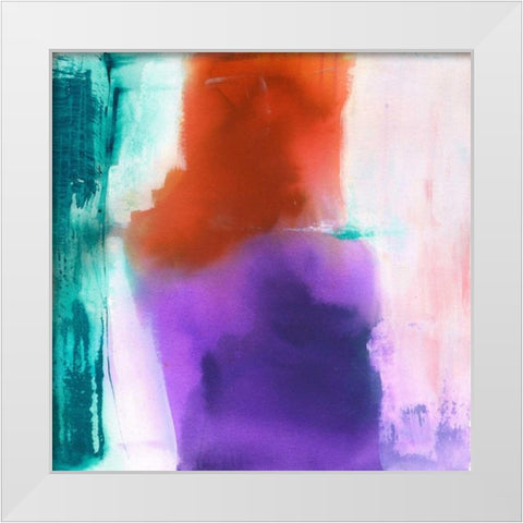 Timeless White Modern Wood Framed Art Print by Oppenheimer, Michelle