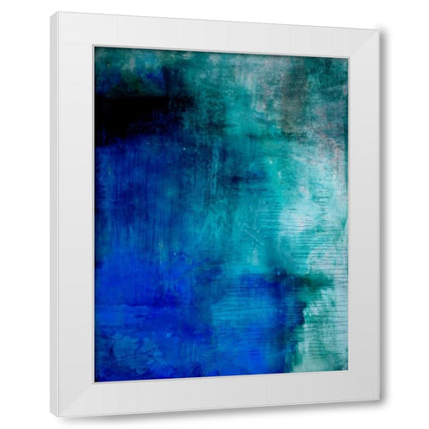 Deliberation White Modern Wood Framed Art Print by Oppenheimer, Michelle