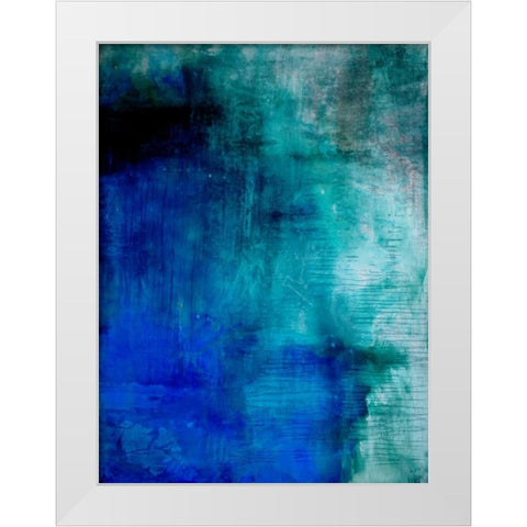 Deliberation White Modern Wood Framed Art Print by Oppenheimer, Michelle