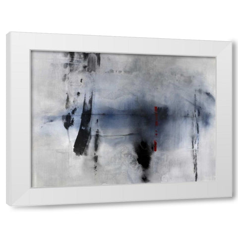 Echelon I White Modern Wood Framed Art Print by Oppenheimer, Michelle