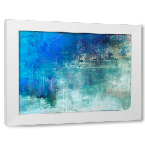 Allusive White Modern Wood Framed Art Print by Oppenheimer, Michelle