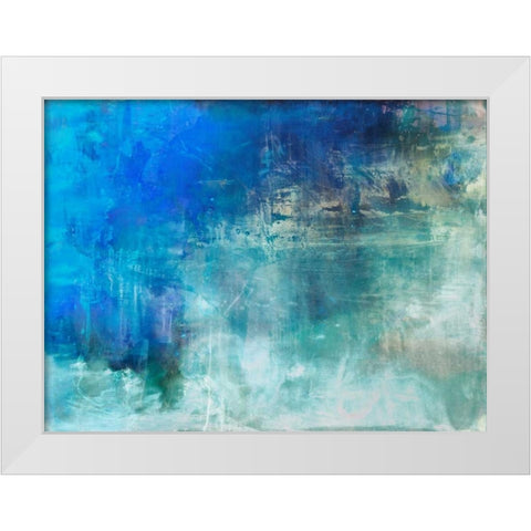 Allusive White Modern Wood Framed Art Print by Oppenheimer, Michelle