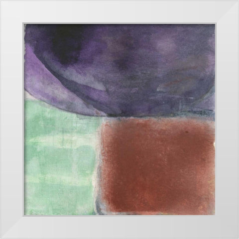 Phase White Modern Wood Framed Art Print by Oppenheimer, Michelle