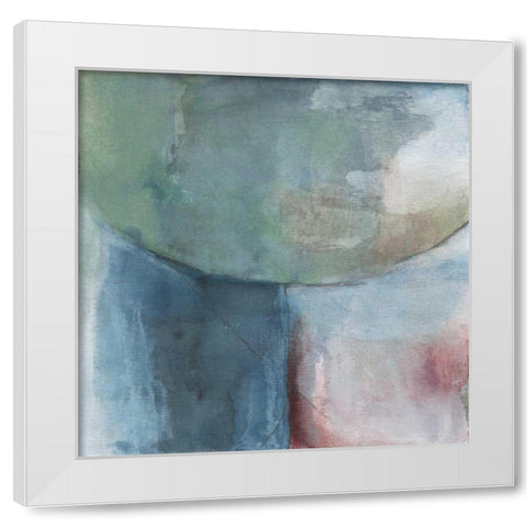 Blend White Modern Wood Framed Art Print by Oppenheimer, Michelle