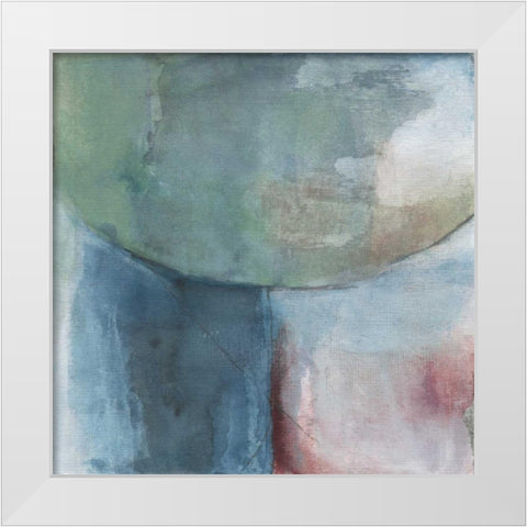 Blend White Modern Wood Framed Art Print by Oppenheimer, Michelle