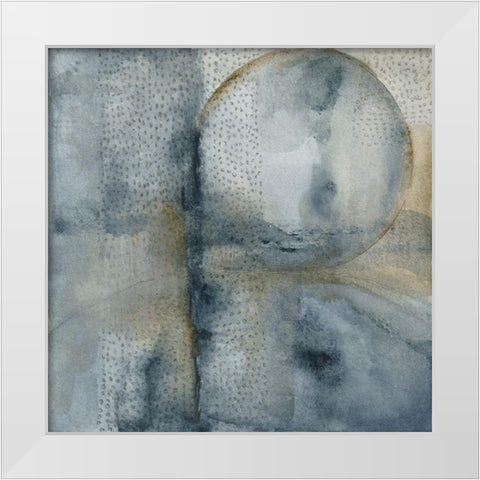 Sphere III White Modern Wood Framed Art Print by Oppenheimer, Michelle