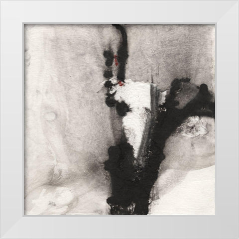 Ascend White Modern Wood Framed Art Print by Oppenheimer, Michelle